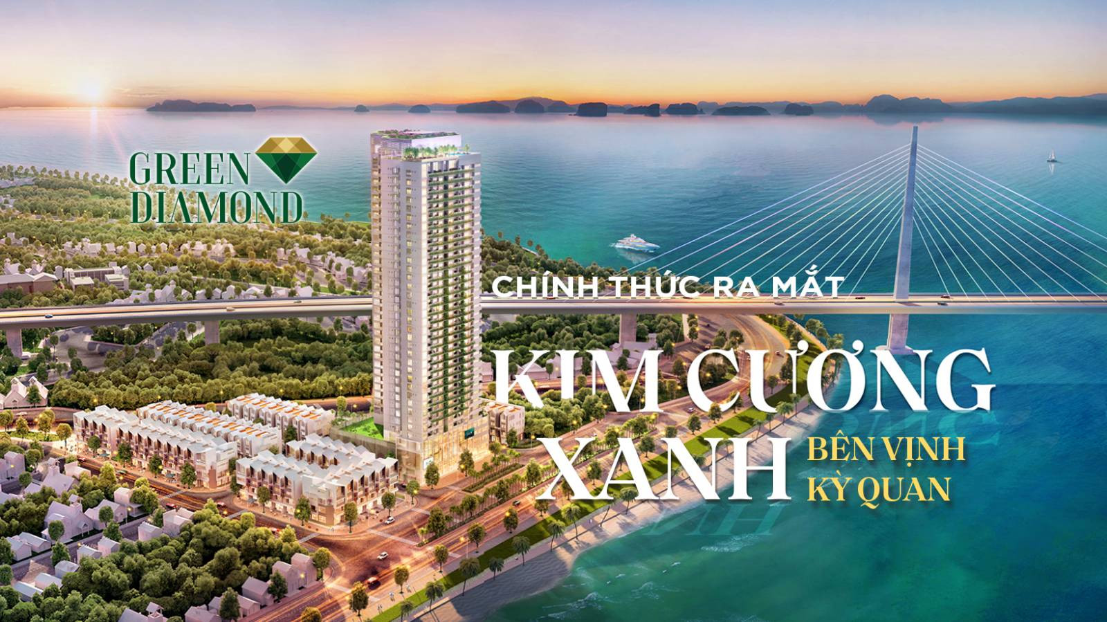 BÁN CĂN NHÀ LIỀN KỀ GREEN DIAMOND - PHƯỜNG HỒNG GAI - TỈNH QUẢNG NINH