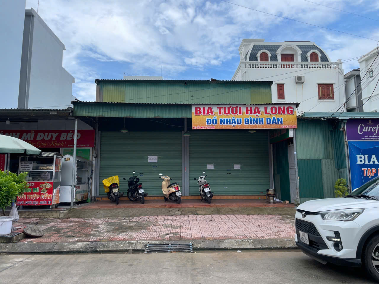 CHO THUÊ NHÀ PHỐ 01 TẦNG PHƯỜNG BÃI CHÁY - QUẢNG NINH.