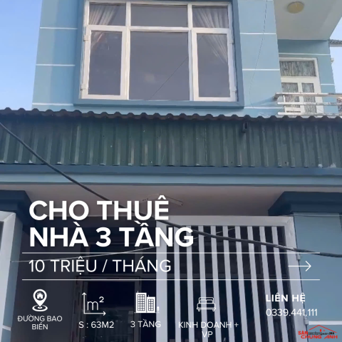 HL138 - CHO THUÊ 03 TẦNG PHƯỜNG HẠ LONG - QUẢNG NINH.